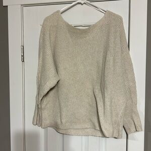 Cream sweater